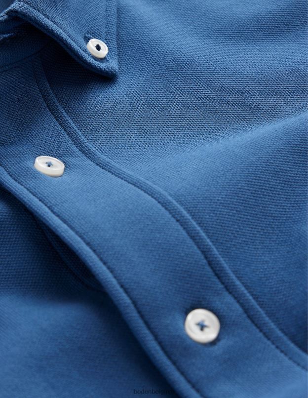 Hommes Boden vraie marine chemise légère en piqué vêtements Z42D03631