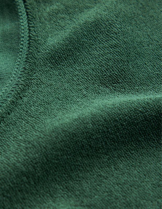 Hommes Boden feuille de palmier verte t-shirt en éponge vêtements Z42D03567