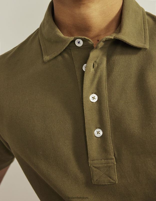 Hommes Boden hêtre polo piqué coupe slim vêtements Z42D03625