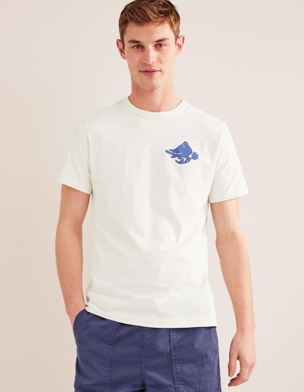 Hommes Boden oiseaux de gousse de vanille t-shirt graphique vêtements Z42D03508
