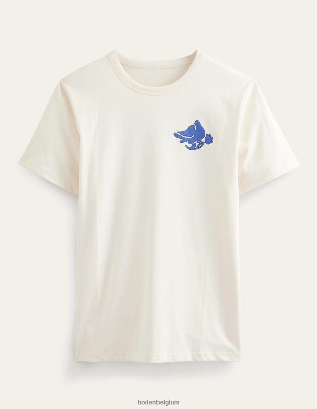 Hommes Boden oiseaux de gousse de vanille t-shirt graphique vêtements Z42D03508