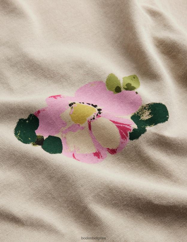 Hommes Boden pierre florale t-shirt graphique vêtements Z42D03529