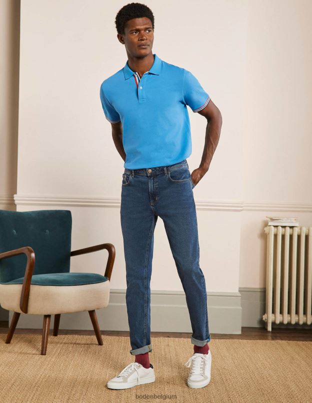 Hommes Boden denim à rinçage moyen jean slim vêtements Z42D03618