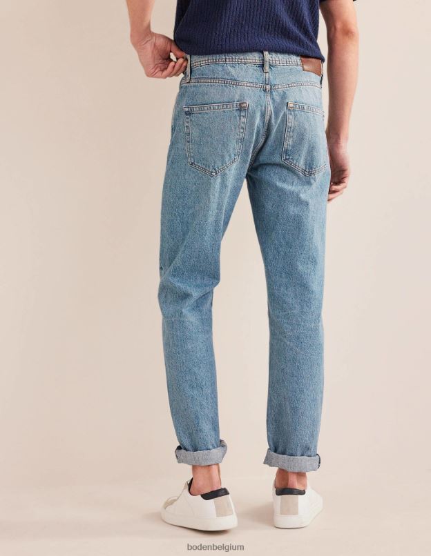Hommes Boden lavage vintage jean coupe slim vêtements Z42D03561