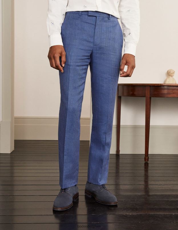 Hommes Boden blues pow pantalon cavenham en lin mélangé vêtements Z42D03594