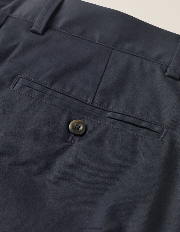 Hommes Boden marine chino original à jambe droite vêtements Z42D03562