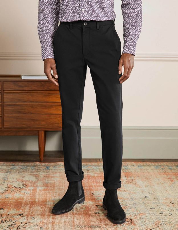 Hommes Boden noir pantalon chino slim vêtements Z42D03602