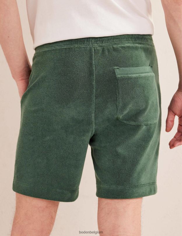 Hommes Boden feuille de palmier short en tissu éponge à cordon coulissant vêtements Z42D03528