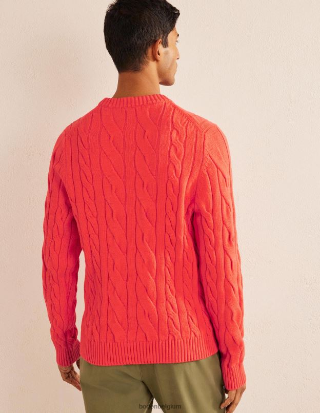 Hommes Boden Confiture col rond torsadé en coton vêtements Z42D03542