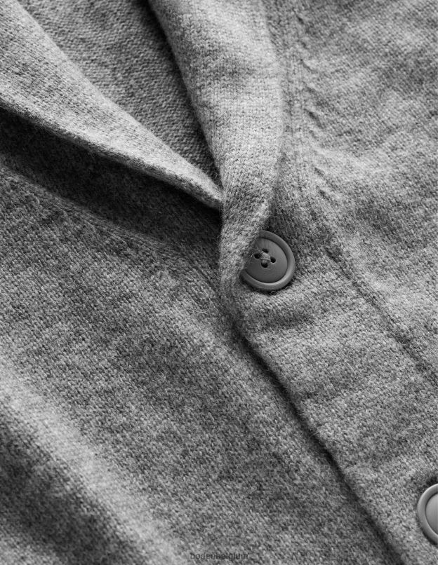 Hommes Boden mélange gris clair cardigan à col châle vêtements Z42D03509