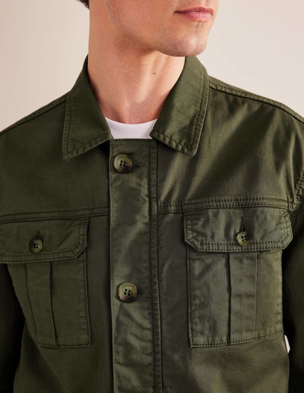 Hommes Boden alligator vert saharienne vêtements Z42D03546