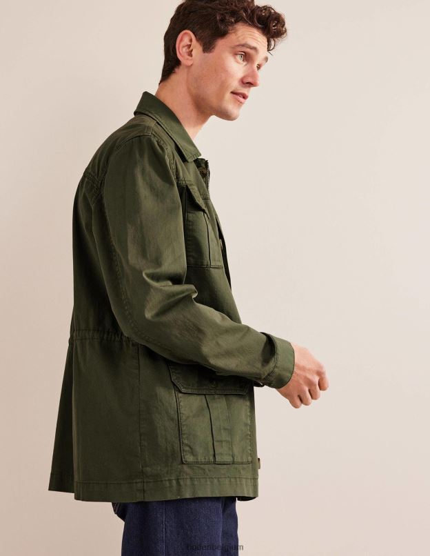 Hommes Boden alligator vert saharienne vêtements Z42D03546