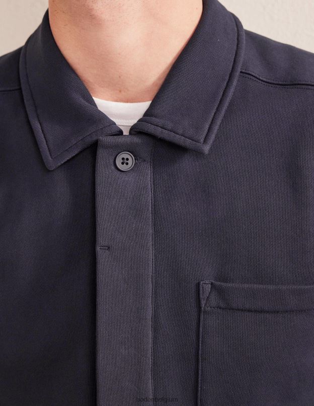 Hommes Boden marine sueur harrington vêtements Z42D03525