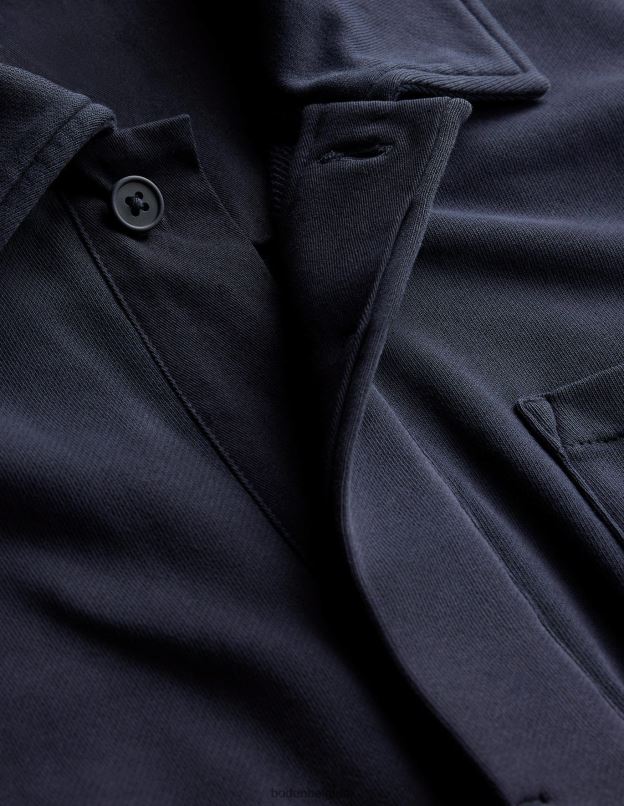 Hommes Boden marine sueur harrington vêtements Z42D03525